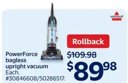 Walmart PowerForce Bagless Upright Vacuum offer
