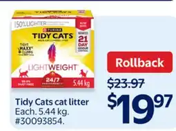 Walmart Tidy Cats cat litter offer