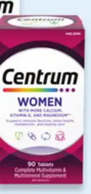 Walmart Centrum for women 90s offer