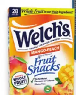 Walmart Welch's Fruit Snacks offer
