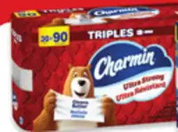 Walmart Charmin bathroom tissue 30 triple rolls offer
