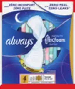 Walmart Always premium pads offer