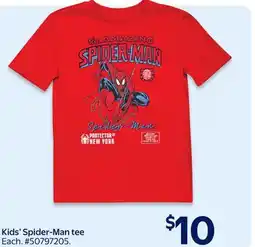 Walmart Kids' Spider-Man Tee offer
