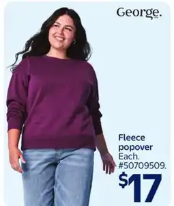 Walmart Fleece popover offer