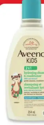 Walmart Aveeno Kids f2-in-1 shampoo & conditioner 354 mL offer