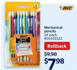 Walmart Mechanical pencils offer