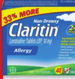 Walmart Claritin 30s + 10s offer