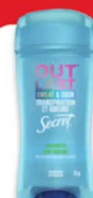 Walmart Secret antiperspirant offer