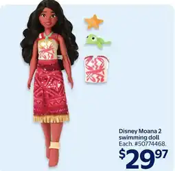 Walmart Disney Moana 2 swimming doll offer