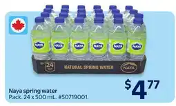 Walmart Naya Spring Water offer