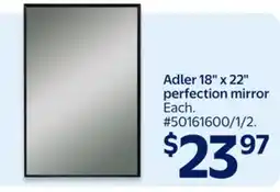 Walmart Adler 18 x 22 perfection mirror offer