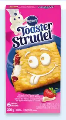 Walmart Pillsbury Toaster Strudel 6-pack 326 g offer