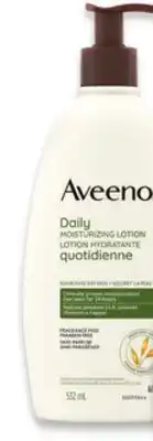 Walmart Aveeno Daily Moisturizing lotion offer