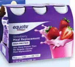 Walmart Equate high protein nutritional liquid offer