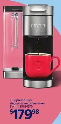 Walmart K-Supreme Plus single-serve coffee maker offer