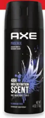 Walmart AXE body spray or deodorant offer