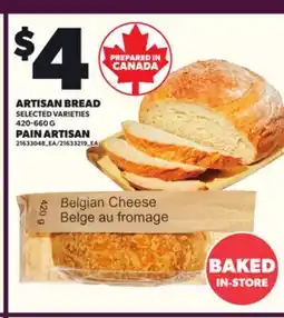 Independent Grocer ARTISAN BREAD, 420-660 G offer