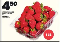 Independent Grocer STRAWBERRIES, 1 LB offer