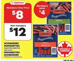 Independent Grocer SCHNEIDERS PEPPERETTES, 250-375 G offer