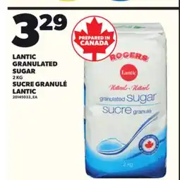 Independent Grocer LANTIC GRANULATED SUGAR, 2 KG offer