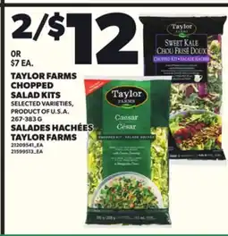 Independent Grocer TAYLOR FARMS CHOPPED SALAD KITS, 267-383 G offer