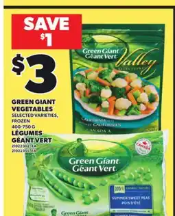 Independent Grocer GREEN GIANT VEGETABLES, 400-750 G offer