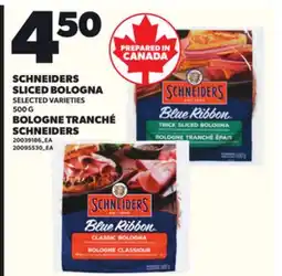 Independent Grocer SCHNEIDERS SLICED BOLOGNA, 500 G offer