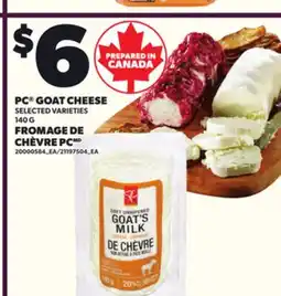 Independent Grocer PC GOAT CHEESE, 140 G offer