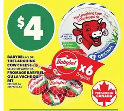 Independent Grocer BABYBEL 6'S OR THE LAUGHING COW CHEESE 8'S offer