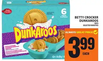 Food Basics BETTYCROCKER DUNKAROOS offer