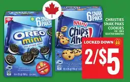 Food Basics CHRISTIES SNAK PAKS COOKIES offer