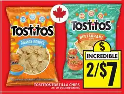 Food Basics TOSTITOS TORTILLA CHIPS offer