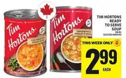 Food Basics TIMHORTONS READY TOSERVE SOUP offer