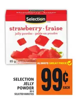Food Basics SELECTION JELLY POWDER offer
