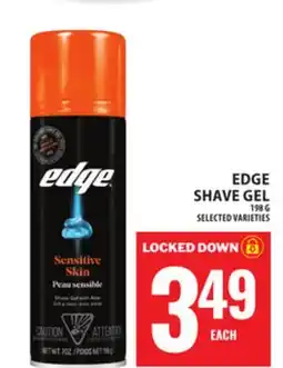 Food Basics EDGE SHAVE GEL offer