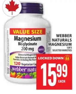 Food Basics WEBBER NATURALS MAGNESIUM offer