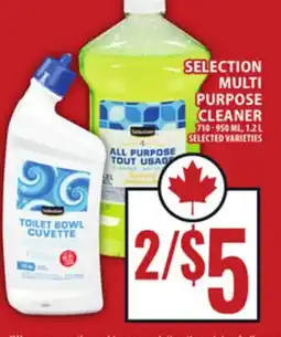 Food Basics SELECTION MULTI PURPOSE CLEANER offer