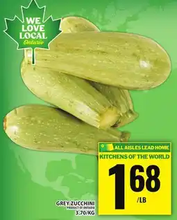 Food Basics GREY ZUCCHINI offer