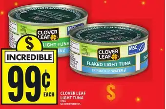 Food Basics CLOVERLEAF LIGHT TUNA offer