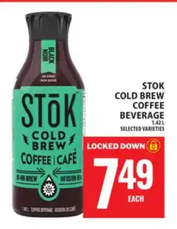 Food Basics STOK COLD BREW COFFEE BEVERAGE offer