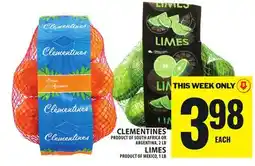 Food Basics CLEMENTINES OR LIMES offer