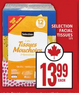 Food Basics SELECTION FACIAL TISSUES offer