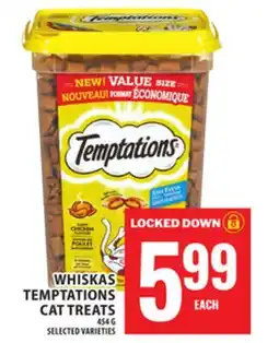 Food Basics WHISKAS TEMPTATIONS CAT TREATS offer