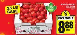 Food Basics ROMA TOMATOES FOR SAUCE offer