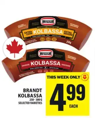 Food Basics BRANDT KOLBASSA offer