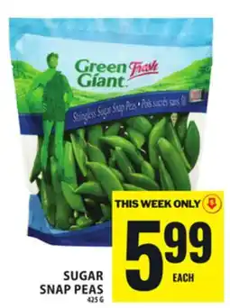 Food Basics GREEN GIANT SUGAR SNAP PEAS offer