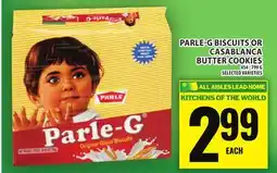 Food Basics PARLE-G BISCUITS OR CASABLANCA BUTTER COOKIES offer