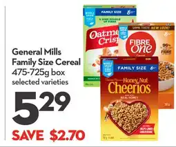 Longo's Family Size Cereal offer