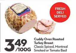 Longo's Cuddy Oven Roasted Turkey Breast offer