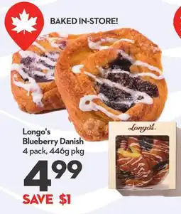 Longo's Longo's Blueberry Danish offer